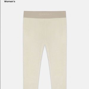 ESSENTIALS FEAR OF GOD WOMENS WHEAT LEGGINGS SIZE SMALL BRAND NEW NEVER WORN!!